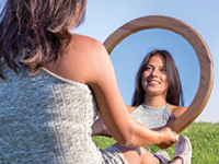 Erkenne dich im Spiegel der Transformations-Aufstellung