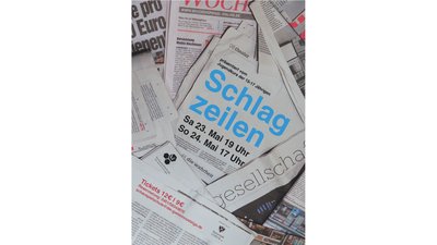 "Schlagzeilen" - Präsentiert vom Schauspielkurs der 15- bis 17- Jährigen
