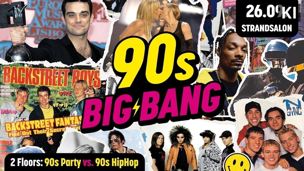 90er BIG BANG - 90er Party vs. 90er HipHop