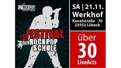 18. Festival der RockPop-Schule mit über 30 Live-Acts