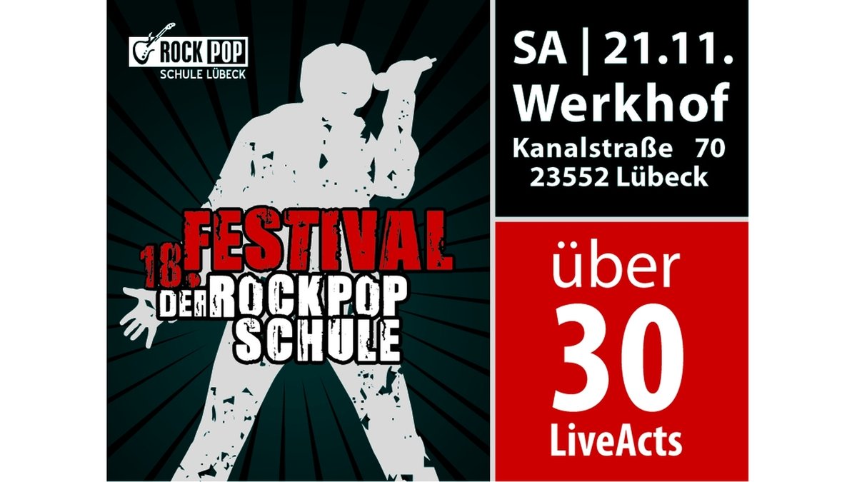 18. Festival der RockPop-Schule mit über 30 Live-Acts